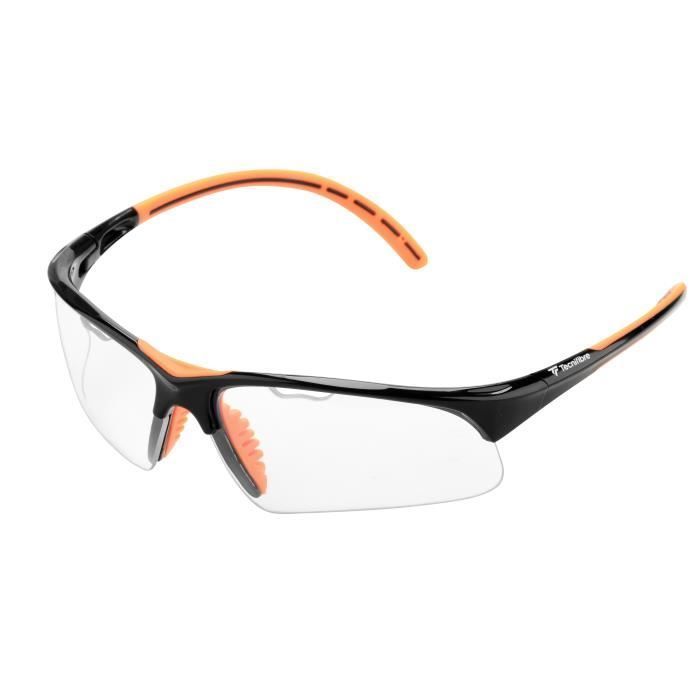Óculos de squash Tecnifibre - preto/laranja - Tamanho único