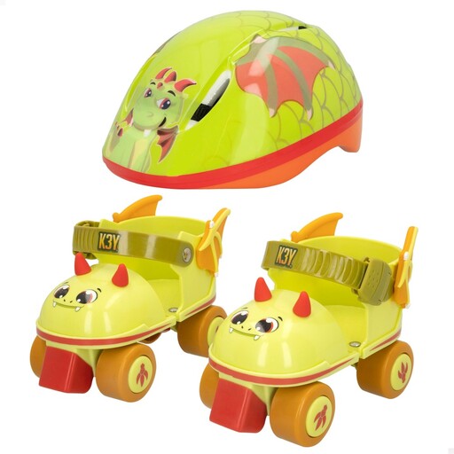 Keyriders - Combo Patins et Casque Dragon 3D