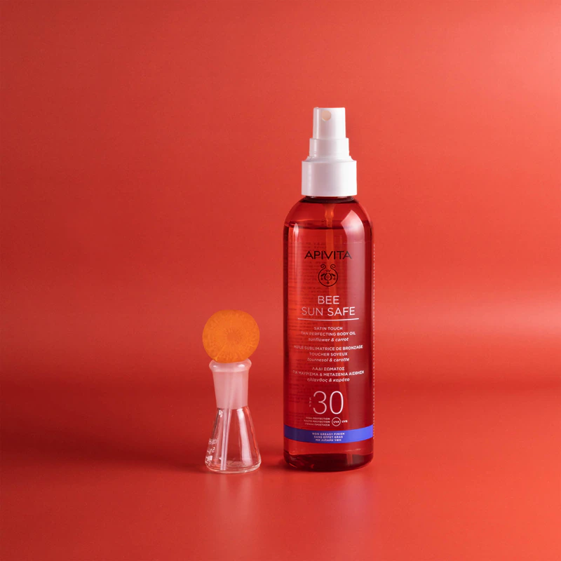 Óleo Apivita Bee Sun Safe Satin Touch FPS 30