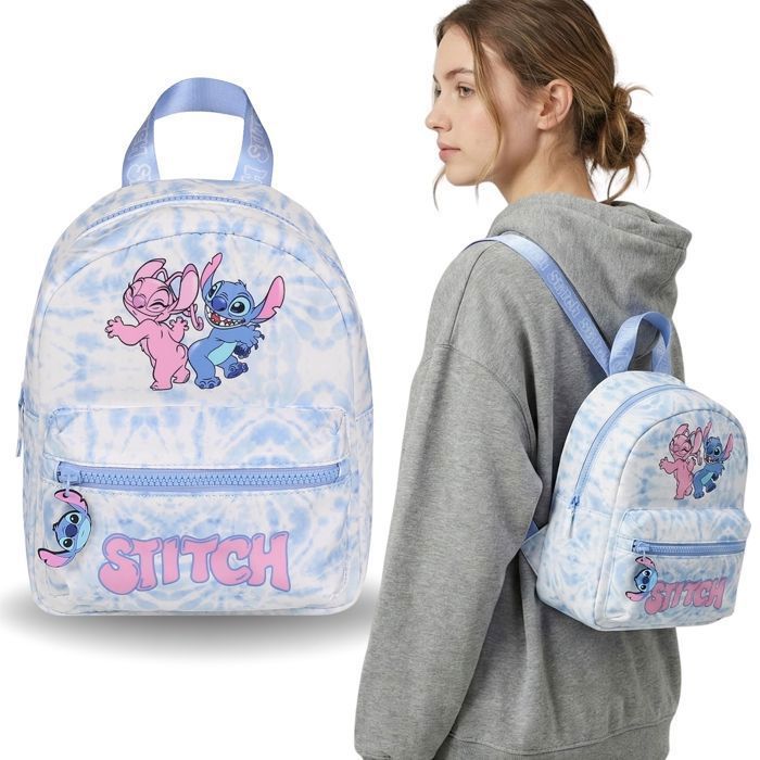 STITCH Disney Sac à dos pour adolescents, sac à dos de randonnée urbain pour filles, 26x22 cm
