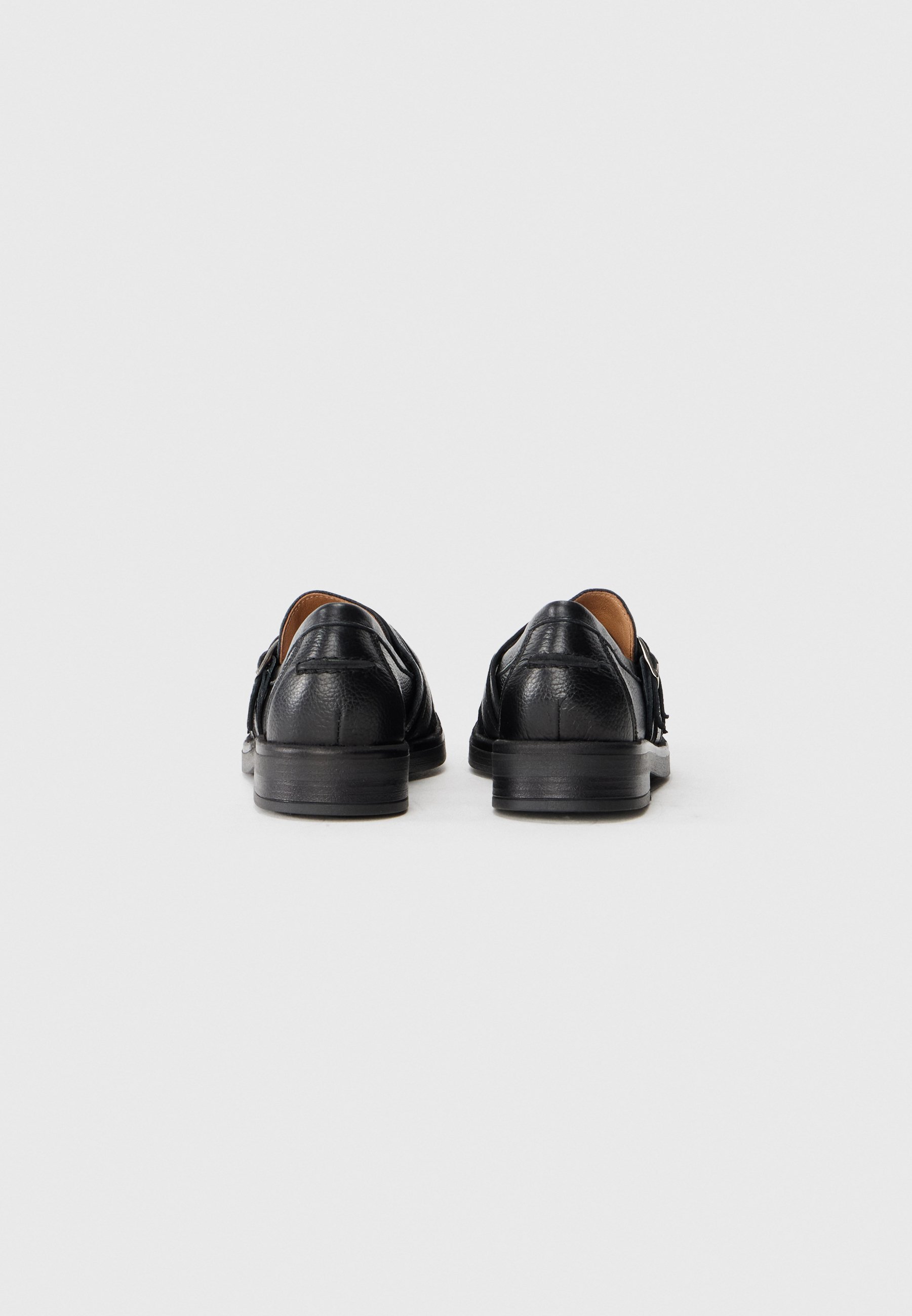 Pavement SVALA - Loaferit/pistokkaat - musta/hopea