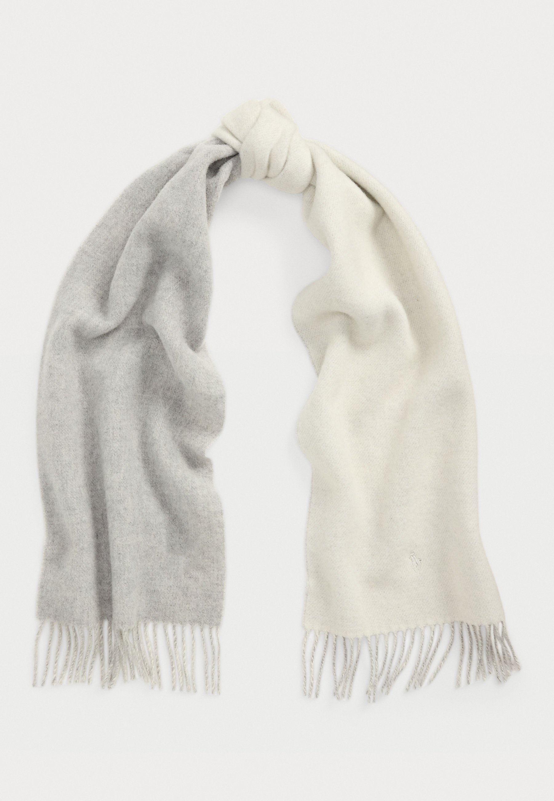 Polo Ralph Lauren wollen sjaal met franjes - Sjaal - crème/licht vintage gemêleerd
