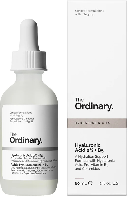 Vlažilni serum The Ordinary s hialuronsko kislino 2 % + vitaminom B5 in ceramidi