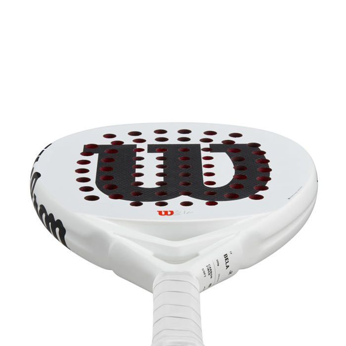 Pala de pádel - WILSON - Bela LT V2.5 - Fibra de carbono/EVA - 355 g - Blanca