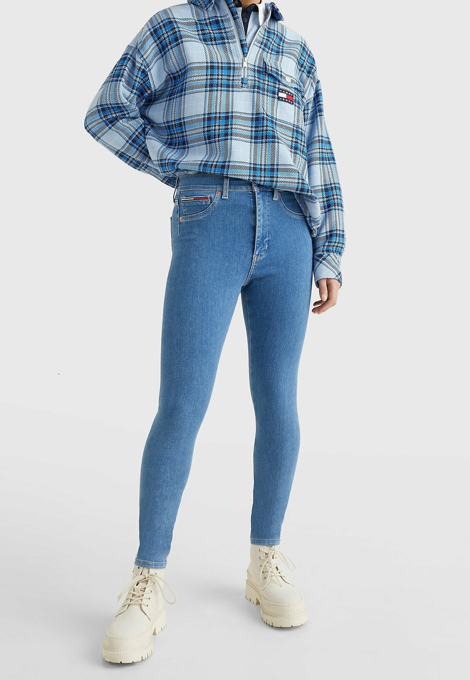 Jean Tommy Jeans coupe skinny - denim bleu