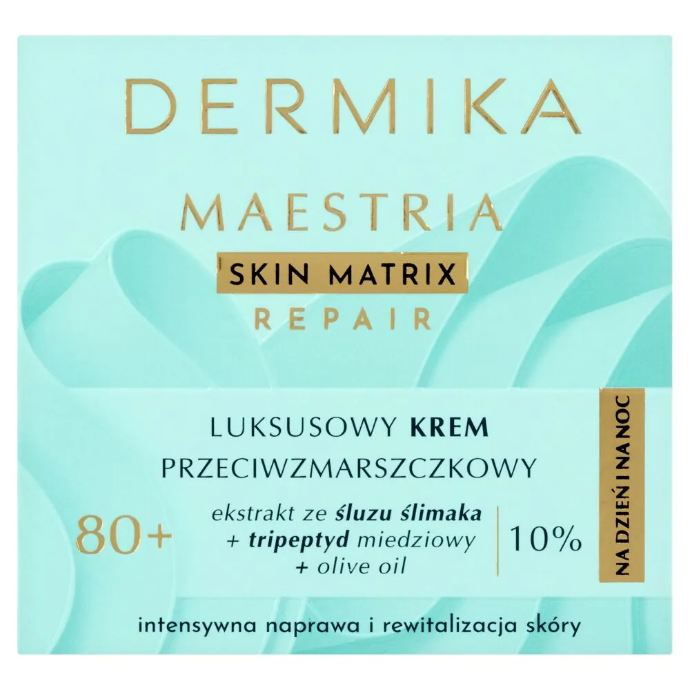 Dermika Maestria Luksusowy krem przeciwzmarszczkowy 80+ na dzień i na noc 50ml