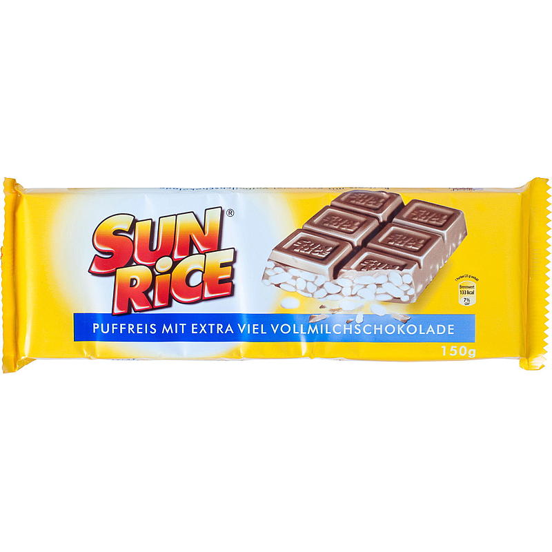 Sjokolade 150 g Sun Rice-bar