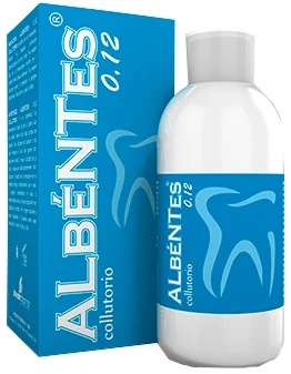 Enxaguante bucal SHEDIR Albentens 0,12% desinfetante contra placa bacteriana 200 ml