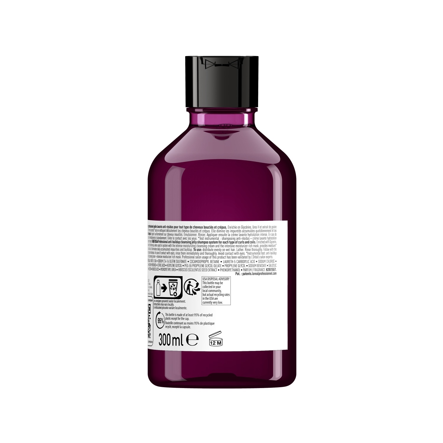 L'Oréal Professionnel Curl Expression Anti-Buildup valomasis gelio šampūnas - 300 ml