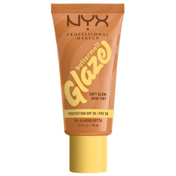 NYX Professional Makeup Buttermelt Glaze odtenek za kožo z odtenkom 4 Almond Butta, 30 ml