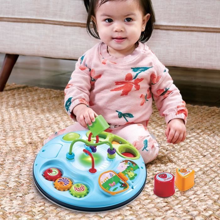 Table d'activités évolutive VTECH BABY - Nature - Jouet en bois certifié FSC® - 9 mois à 4 ans