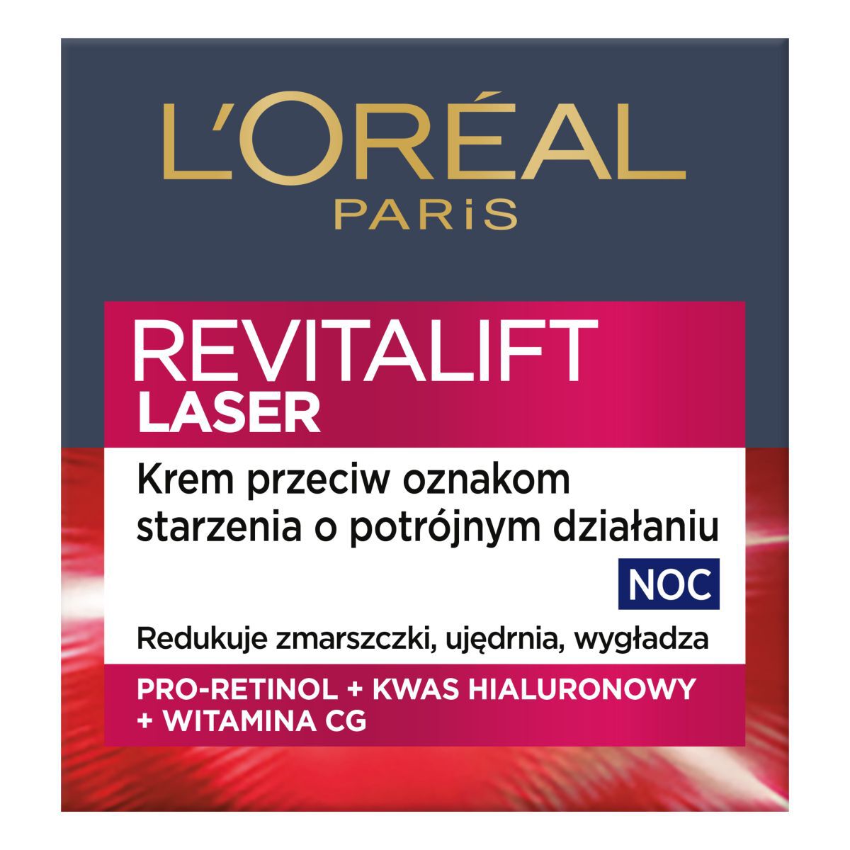 L'Oreal Paris acu krēms, kas piepilda ādu un samazina grumbas un pietūkumu zem acīm 15 ml Revitalift lāzers x3
