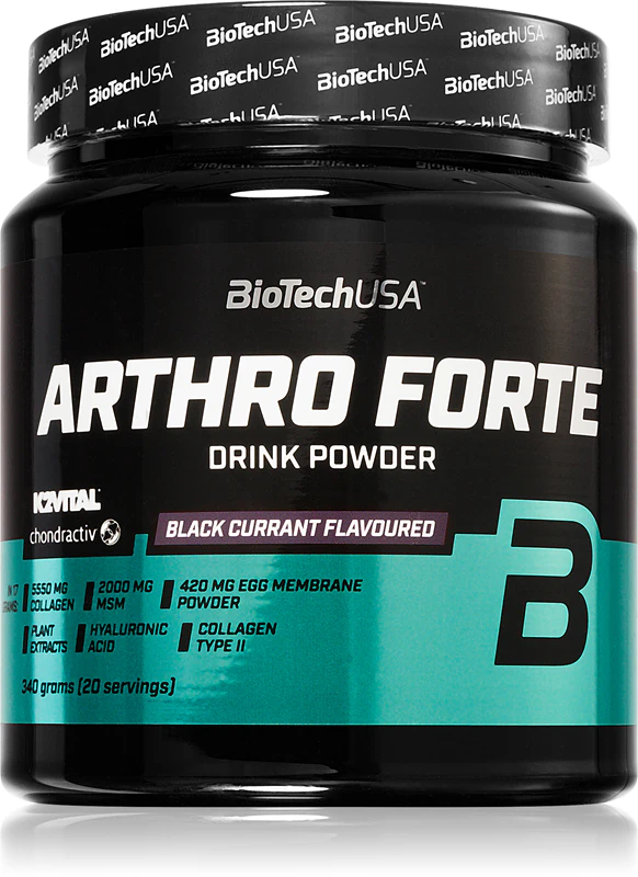 BioTechUSA Arthro Forte Nahrungsergänzungsmittelpulver zur Zubereitung eines Getränks zur Pflege von Gelenken und Knorpel