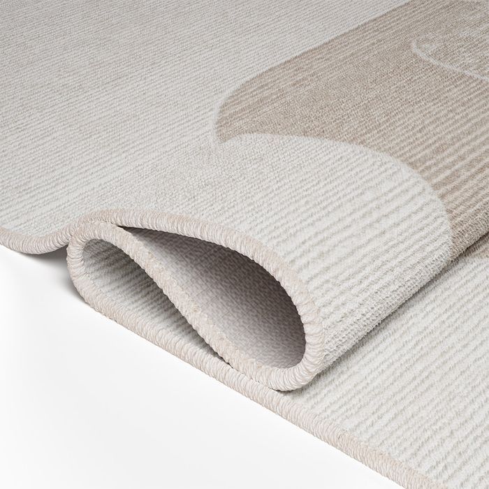 Grand Tapis Design Contemporain et Moderne - Beige (290x200 cm) - Wera Beige
