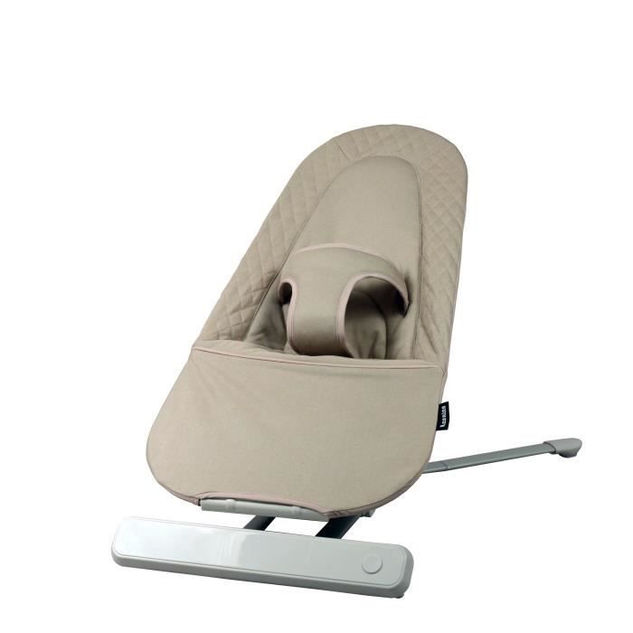 BAMBISOL Designer Baby Rocking Chair - 2 Seat Reclines - From Birth to 9 kg - Beige