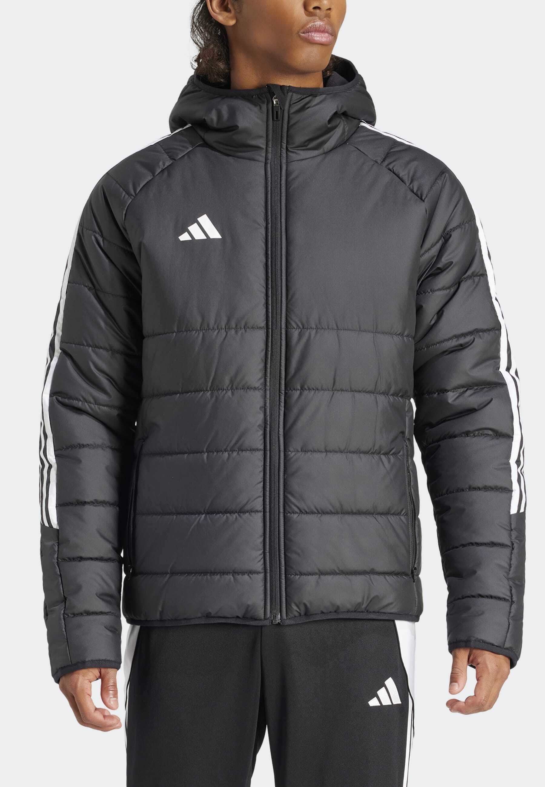 adidas Performance TIRO24 JACKET WINTERIZED - Kurtka treningowa - czarno-biała