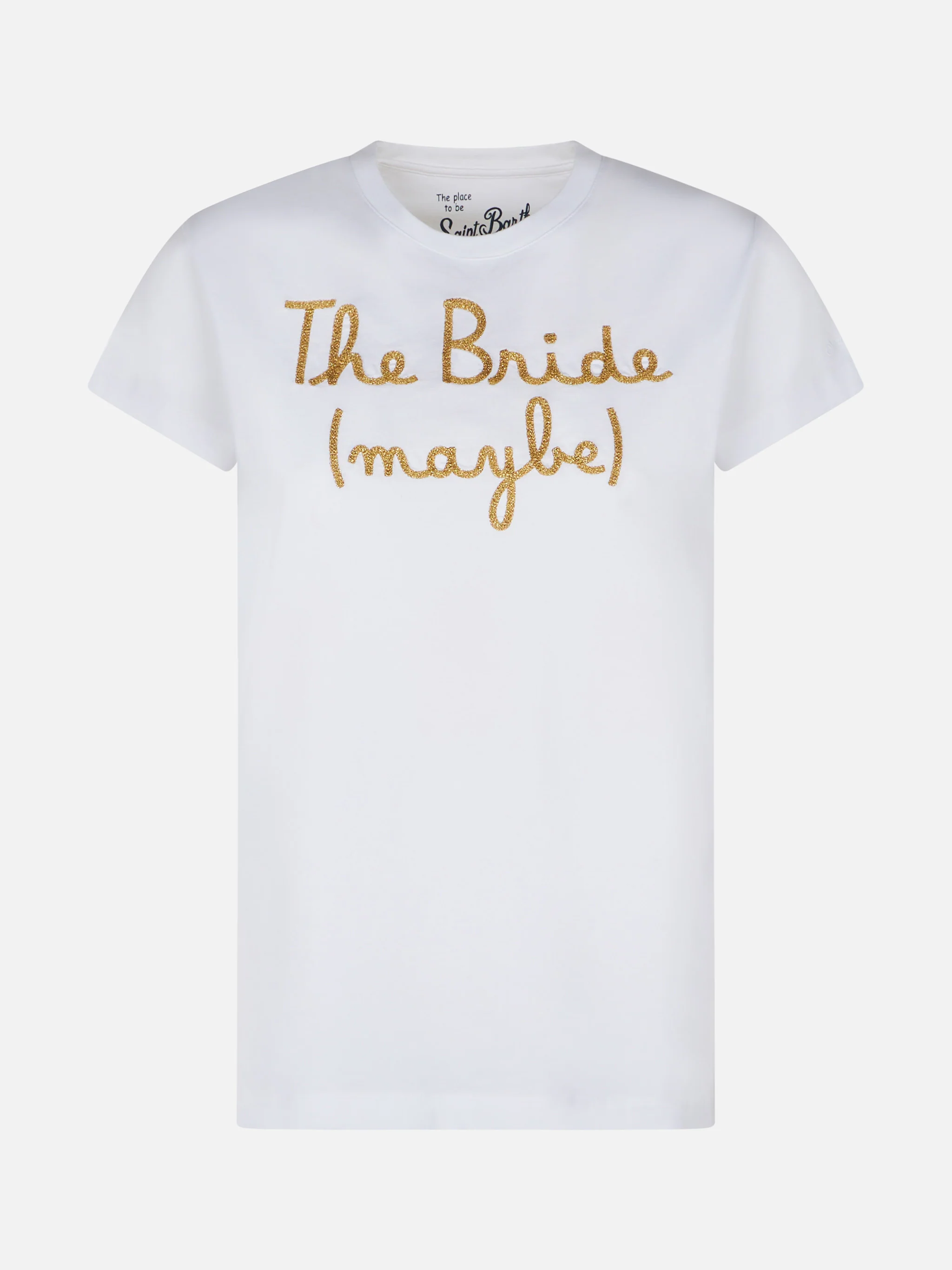 T-shirt da donna in katoen met ricamo The Bride (misschien)