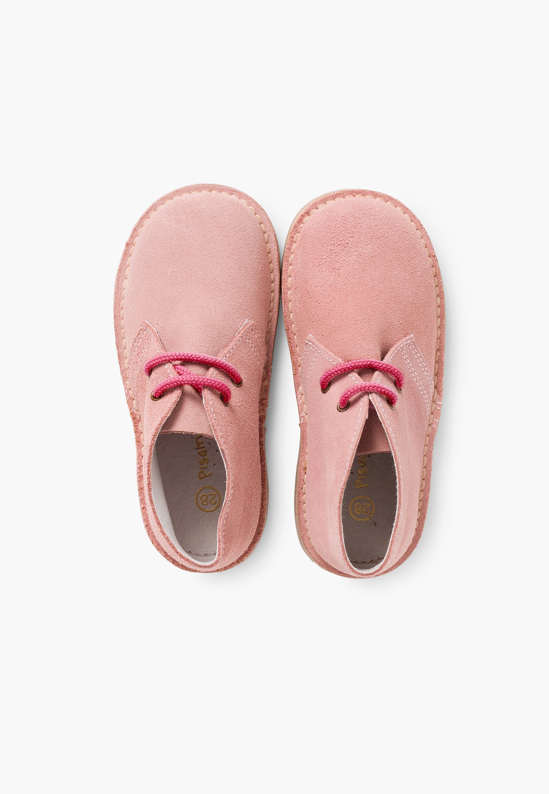 Pisamonas SAFARI CORD - Casual veterschoenen - roze stick