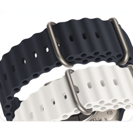 Silikonarmband kompatibel mit Apple Watch 42/44/45/49 mm Smartek Smtk-ocean