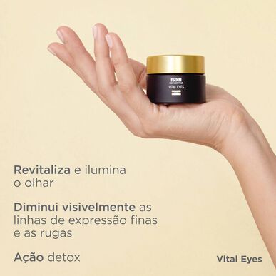 Isdinceutics Rejuvenate Vital Eyes Cream Wrinkles Detox krema za oči za odpravljanje gub in izraznih gubic 15 g
