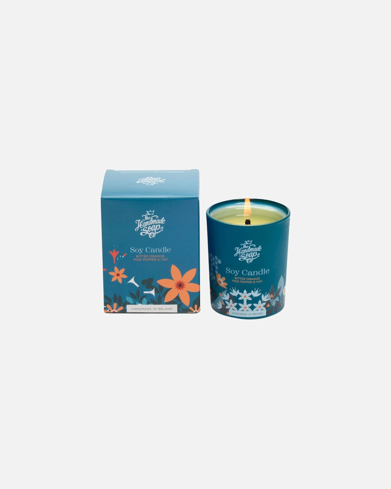 The Handmade Soap Bitter Orange, Pink Pepper & Hay Candle
