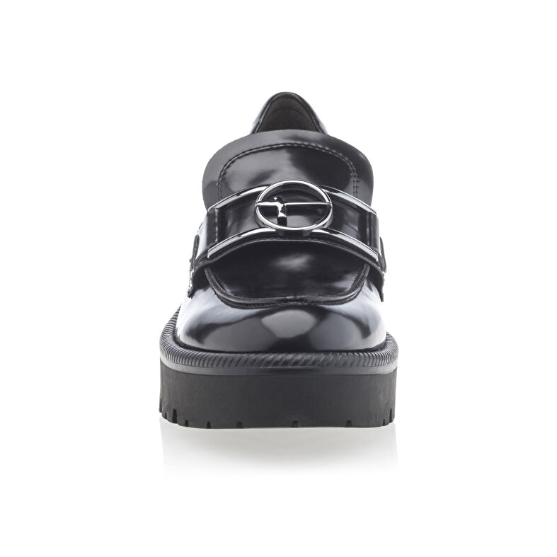 Svarte loafers/båtsko til dame
