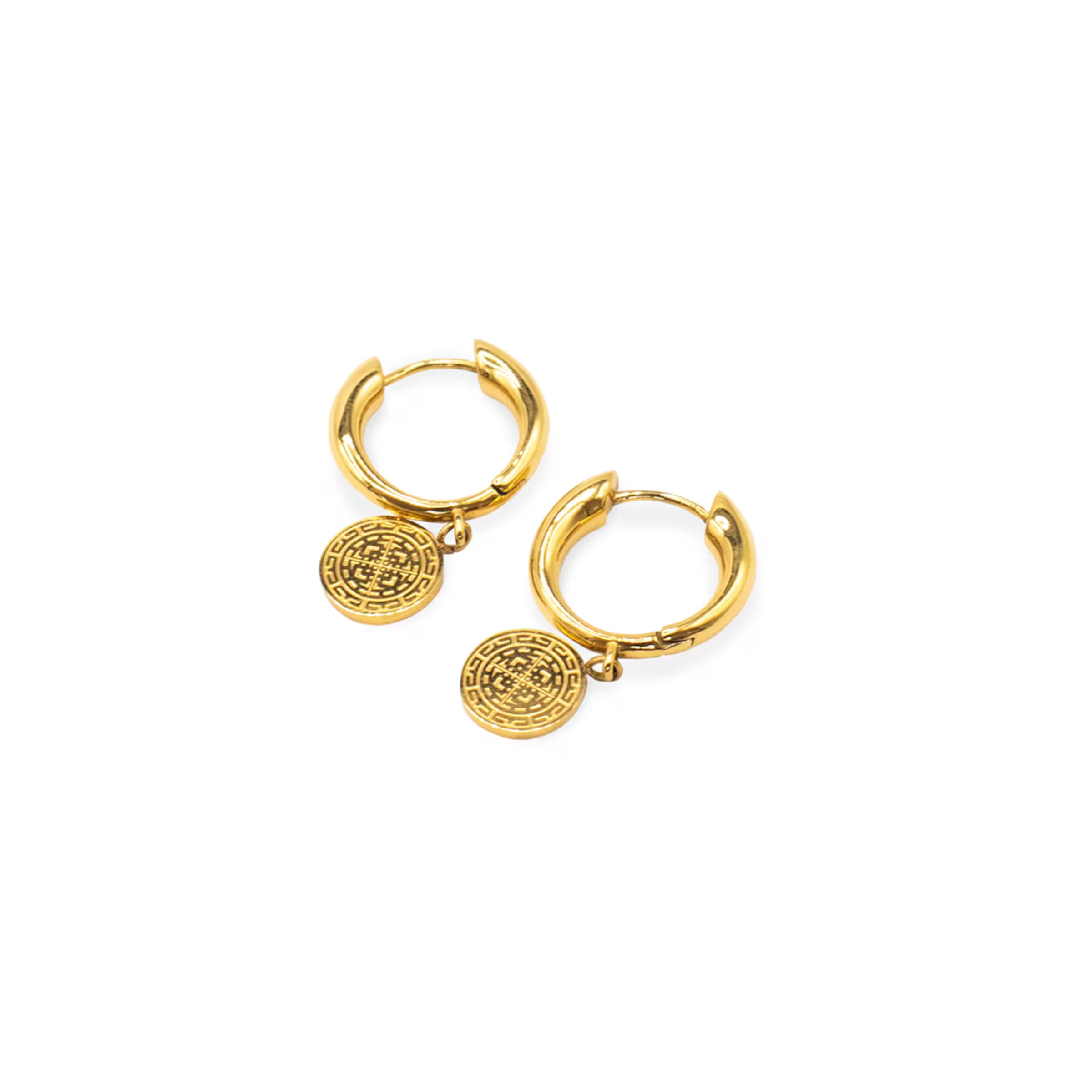 Boucles d'oreilles charmantes Marrakech en or