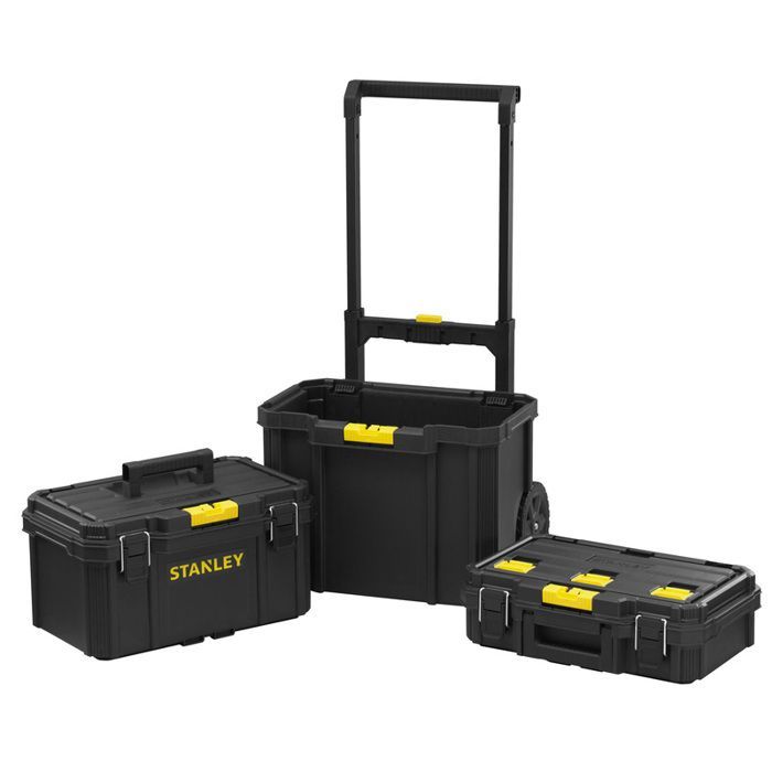 Carrello portautensili 3 in 1 - STANLEY - STST83319-1 - 4 ruote - Portata 45 kg - Maniglia telescopica