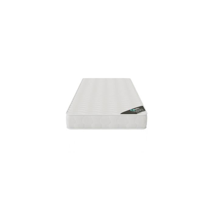 COMFORT Set: Bed Base + Mattress 90x190 cm | Height 15 cm | Polyurethane Foam | 4 Legs | Balanced Comfort