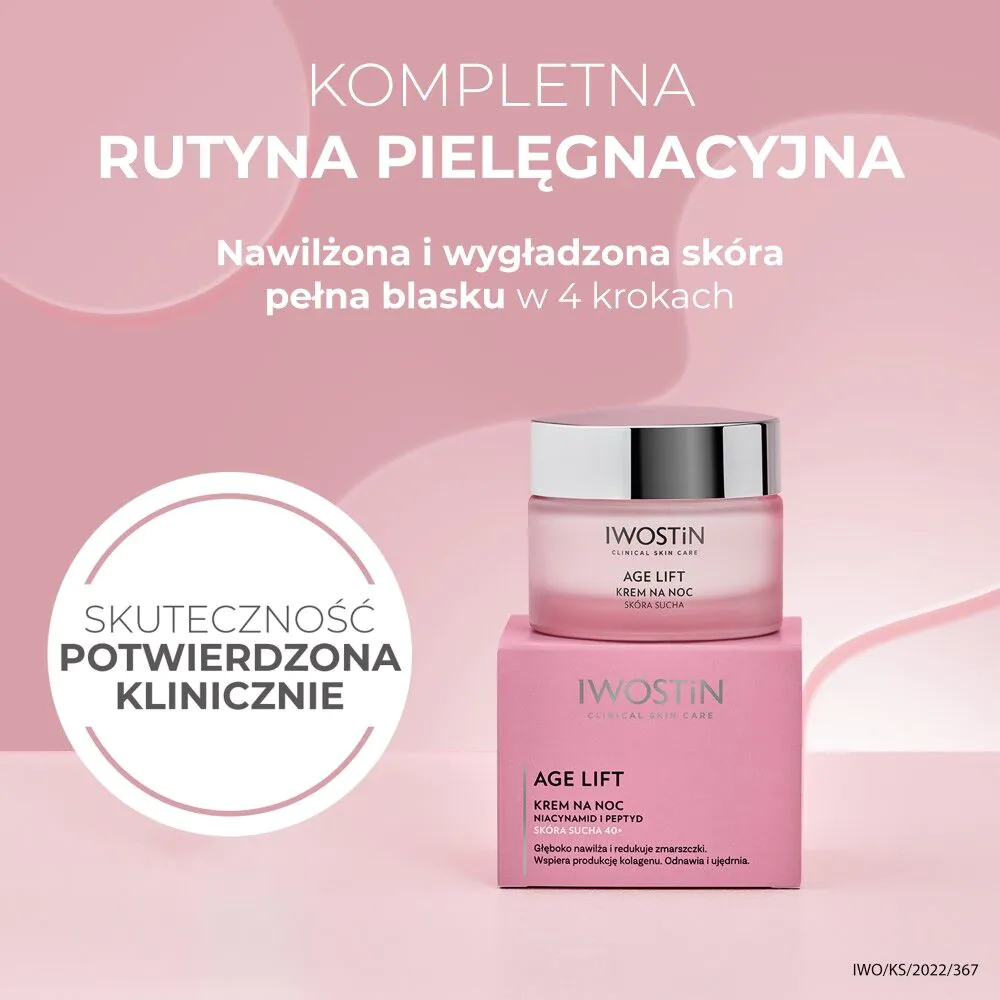 Iwostin Age Lift Krem na noc Skóra Sucha
