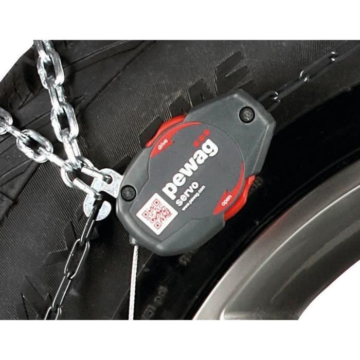 Pewag RSV 68 SERVO SUV Chaînes à neige automatiques Taille 68 - 2 pcs (acier Starwave 13 mm)