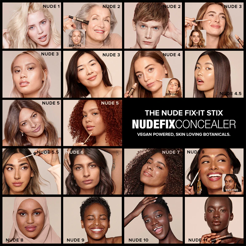 Corretivo cremoso Nudestix Nudefix