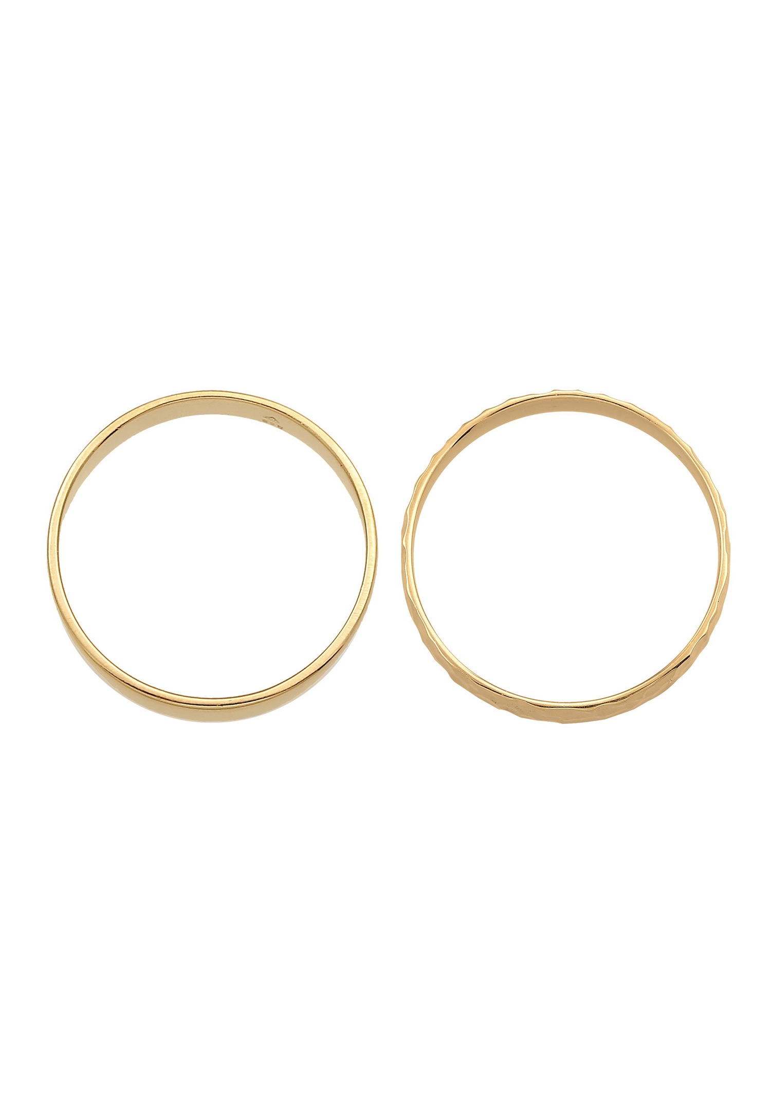 KUZZOI Hommes Bande Set Basique Martelé en Argent Sterling 925 Oxydé