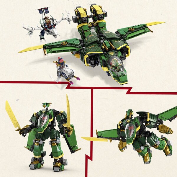 LEGO Ninjago 71845 Avionul Mecha al lui Lloyd