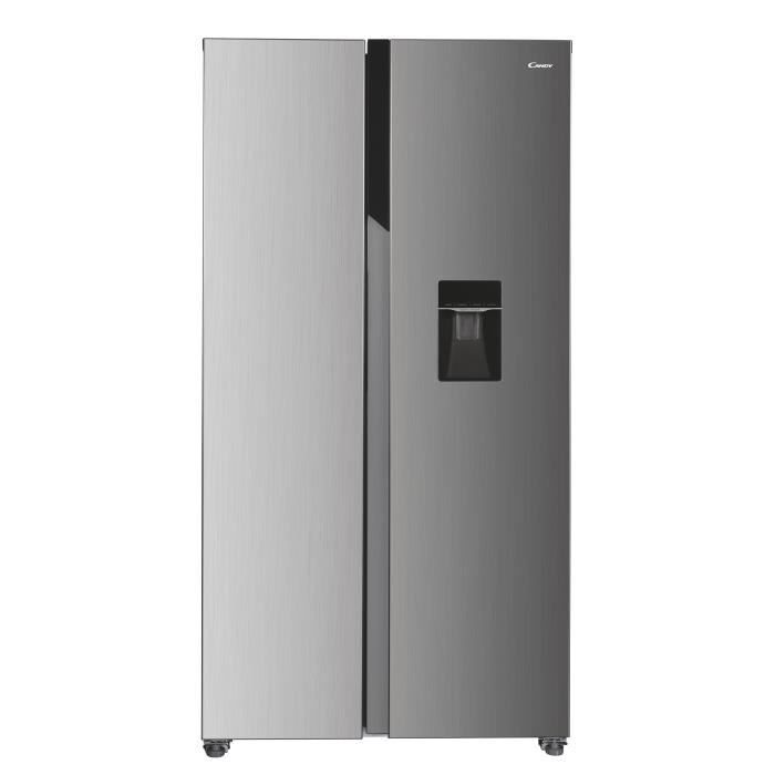 Réfrigérateur Américain - CANDY - CHSBSO-6174XWD - No Frost - Classe E - 529 L - 39 dB - Inox