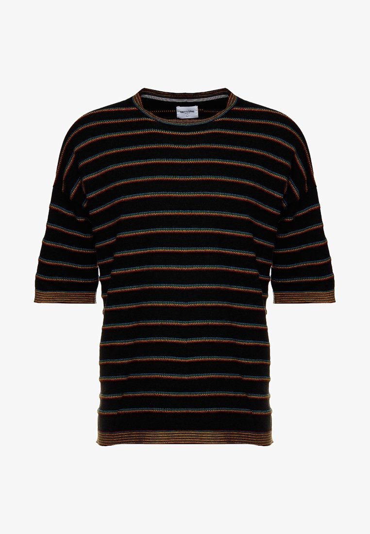 Only & Sons T-shirt met print - zwart