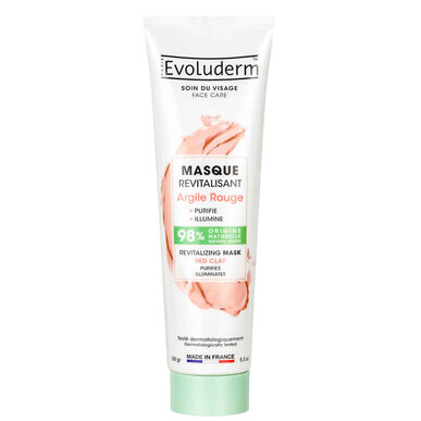 Evoluderm Argile Rouge elvyttävä kasvonaamio 150 ml 150 ml