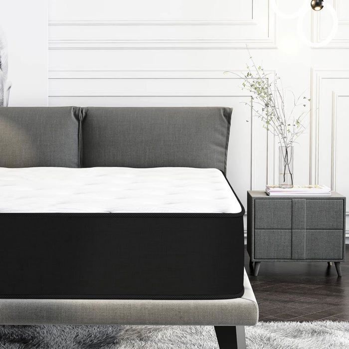Colchón de 140x200 | Grosor 26 cm | Alta densidad | Colchón doble | Sueño tranquilo y reparador