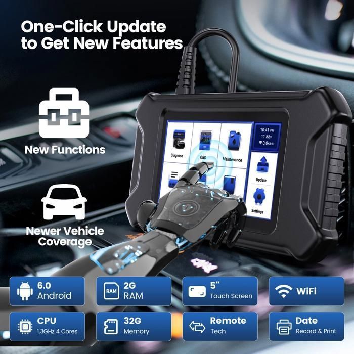 bazarland30. MUCAR CS90 Diagnostic Tool OBD ECM Scanners Code Readers Car Diagnostics Tools 28RESET