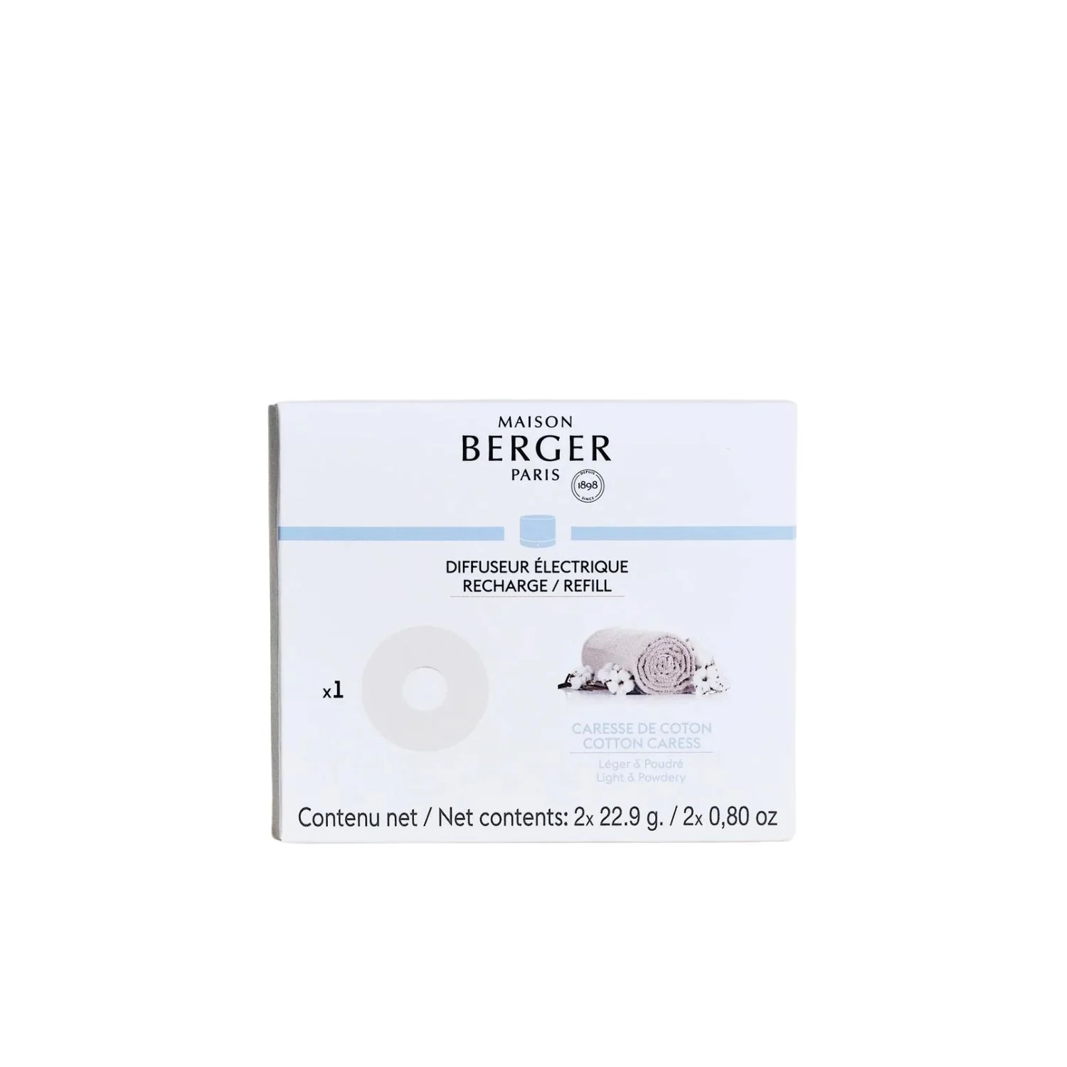 Diffuseur Électrique Ricarica per Diffusore Nomade - Caresse de Coton - Profumo per Diffusore