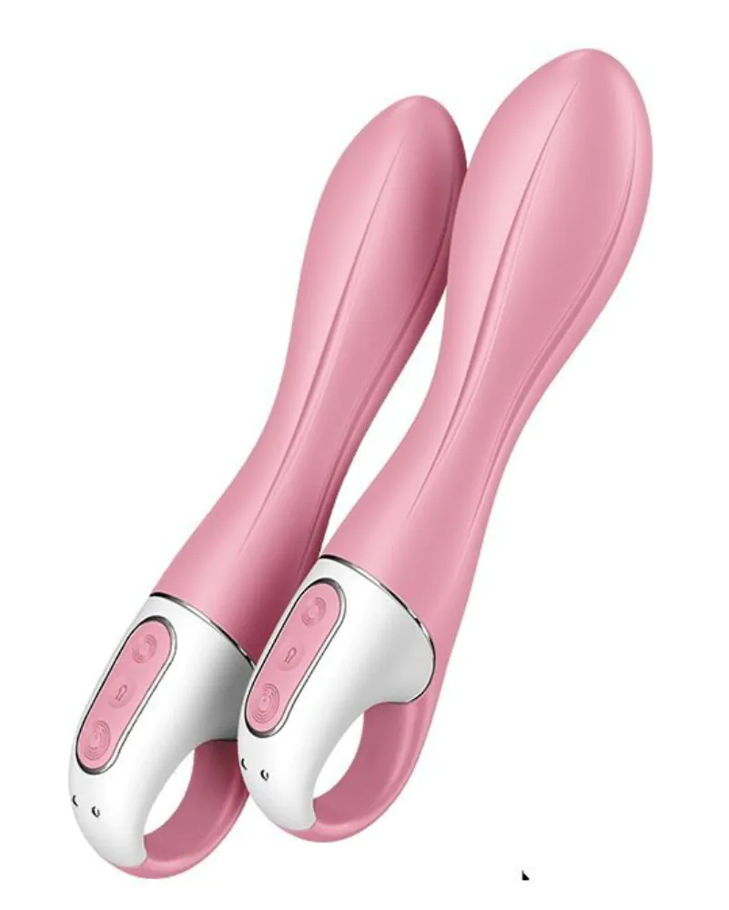 Satisfyer Masażer Air Pump VibratorLight Red