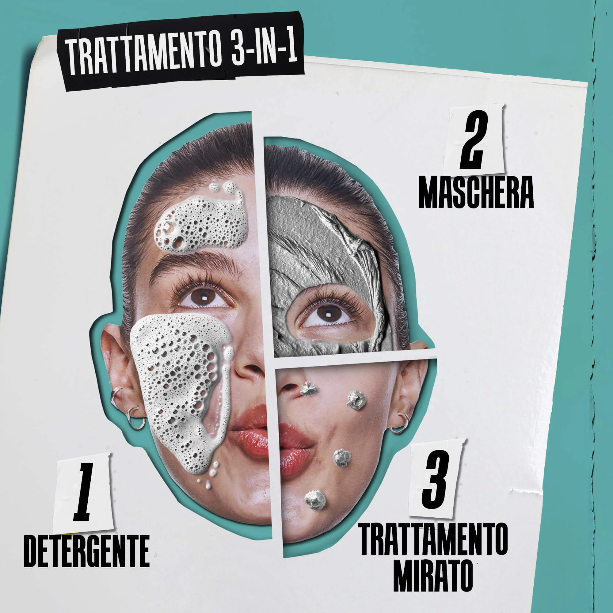 Detergenti / Esfolianti Gently Effective Blemish-Targeting Cleansing Paste - Crema detergente viso, Maschera Purificante viso, Tratt.viso 24 ore antimperfezioni