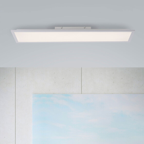 Φωτιστικό οροφής LED επίπεδο, 100 x 25 εκ.