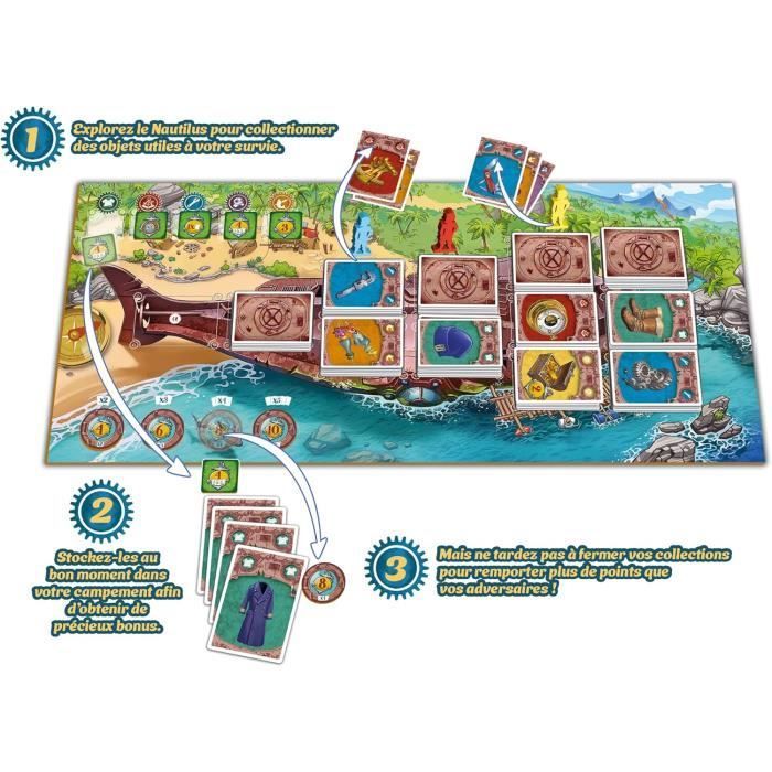 Gioco Escape Room - GIGAMIC - Funny Fox - Isola Nautilus - Avventura Misteriosa - Esplorazione Sottomarina