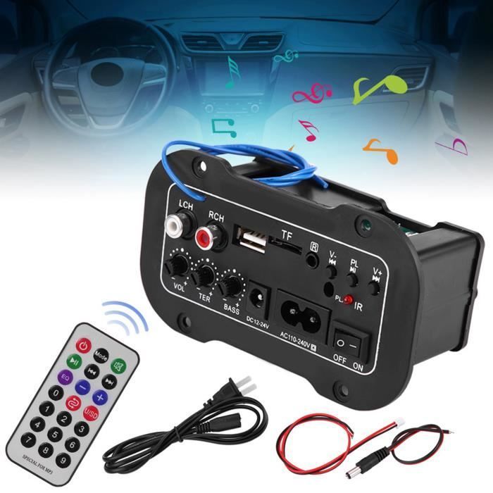Amplificador Bluetooth HiFi Yctze, amplificador Bluetooth digital para coche de 5 pulgadas, amplificador de graves HiFi