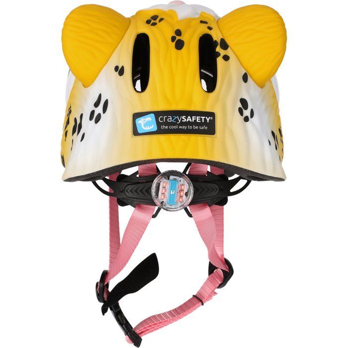 Bike Helmet - CRAZY SAFETY - Leopard - Size S (49-55cm)