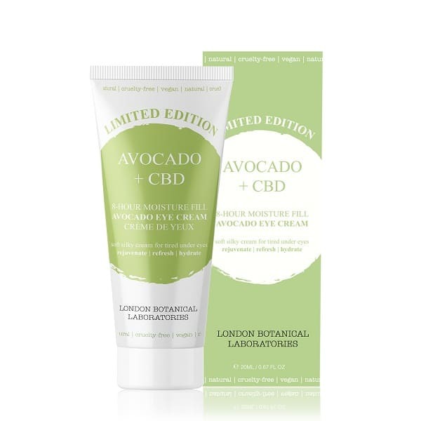 Cremă hidratantă pentru ochi cu avocado de la London Botanical Laboratories