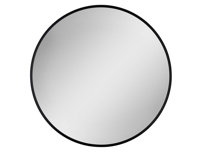 Lustro ścienne Nico Black 60 cm okrągłe czarne