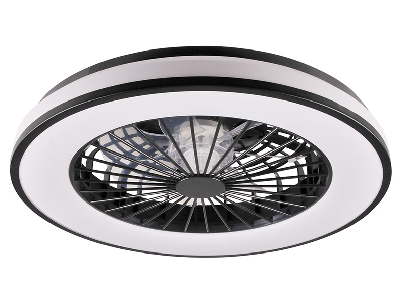 Lampa sufitowa z wentylatorem  Kenya LED ze ściemniaczem biała