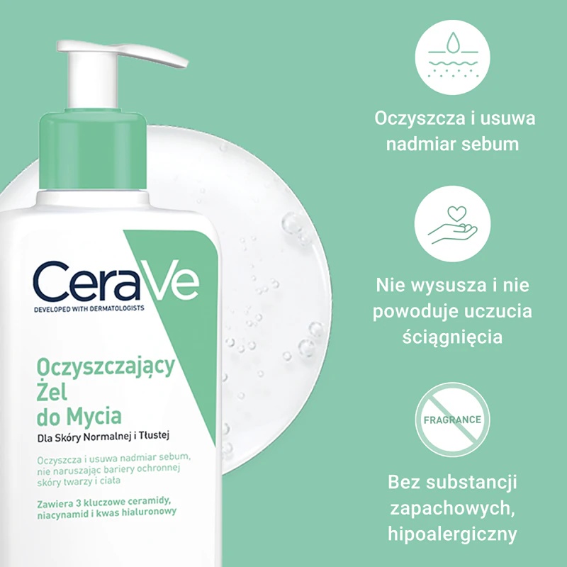 CeraVe Cleansers пена за чишћење за нормалну до масну кожу